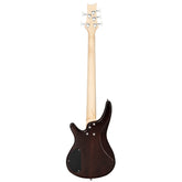 Glarry GIB 5 String Electric Bass Guitar Full Size SS Pick-up - Brown